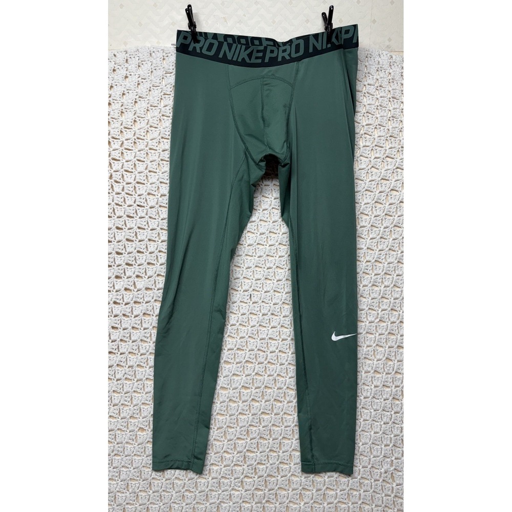 Nike Pro Dri-Fit Men's Compression Pants Mens Size XL Green